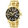 Thumbnail Image 0 of Men's Invicta Pro Diver Gold-Tone Chronograph Watch with Black Dial (Model: 0072)