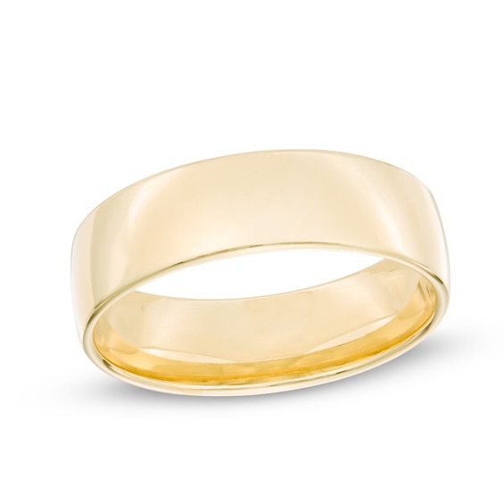 Men's 6.5mm Comfort Fit Wedding Band in 14K Gold