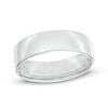 Thumbnail Image 0 of Men's 6.5mm Comfort Fit Wedding Band in 14K White Gold