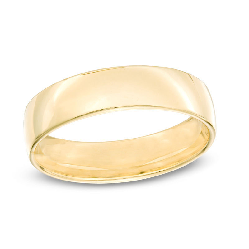 5.5mm Comfort Fit Wedding Band in 14K Gold | Zales
