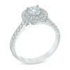 Thumbnail Image 1 of 1 CT. T.W. Diamond Double Frame Engagement Ring in 14K White Gold