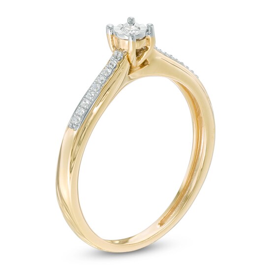1/15 CT. T.w. Diamond Promise Ring in 10K Gold