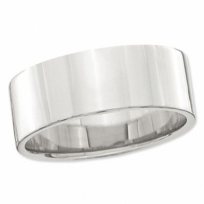 silver band ring womens