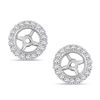 Thumbnail Image 0 of 1/4 CT. T.W. Diamond Frame Earring Jackets in 14K White Gold