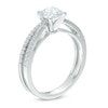 Thumbnail Image 2 of 1 CT. T.W. Diamond Split Shank Engagement Ring in 14K White Gold