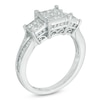 Thumbnail Image 1 of 1 CT. T.W. Diamond Three Stone Composite Engagement Ring in 10K White Gold