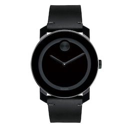Men's Movado Bold® Strap Watch with Black Dial (Model: 3600306)