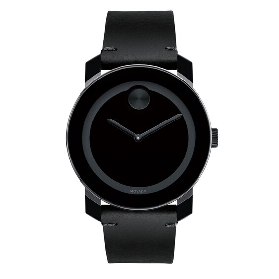 Men's Movado BoldÂ® Strap Watch with Black Dial (Model: 3600306)