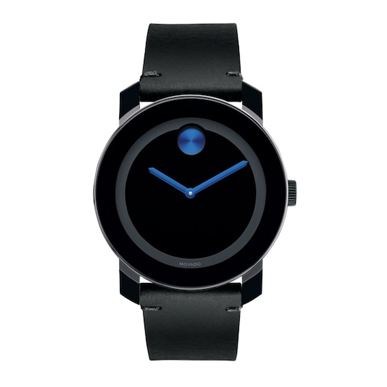 Men's Movado BoldÂ® Strap Watch with Black Dial (Model: 3600307)