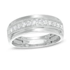 Thumbnail Image 0 of Men's 1/2 CT. T.W. Diamond Milgrain Wedding Band in 10K White Gold