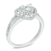 Thumbnail Image 1 of 1/2 CT. T.W. Diamond Heart Frame Ring in 10K White Gold