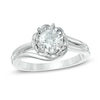 Thumbnail Image 0 of 1 CT. T.W. Diamond Bypass Ring in 10K White Gold