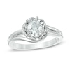 Thumbnail Image 1 of 1 CT. T.W. Diamond Bypass Ring in 10K White Gold