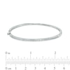 Thumbnail Image 1 of 1/4 CT. T.W. Diamond Bangle in 10K White Gold