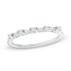 Thumbnail Image 0 of 1/5 CT. T.W. Baguette and Round Diamond Alternating Anniversary Band in 10K White Gold