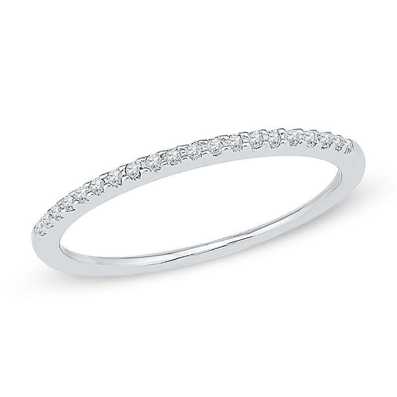 3/4 CT. T.W. Enhanced Black and White Diamond Bridal Set in 10K White Gold