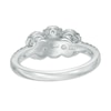 Thumbnail Image 2 of 1 CT. T.W. Oval Diamond Past Present Future® Engagement Ring in 14K White Gold
