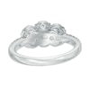 Thumbnail Image 3 of 1 CT. T.W. Oval Diamond Past Present Future® Engagement Ring in 14K White Gold