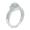 Thumbnail Image 2 of 1/3 CT. T.W. Princess-Cut Diamond Frame Engagement Ring in 10K White Gold