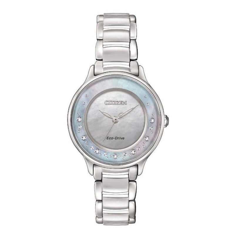 Ladies' Citizen Eco-Drive® Circle of Time Diamond Accent Ladies' Citizen Eco-Drive® Circle of Time Diamond Accent