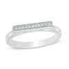 Thumbnail Image 0 of Diamond Accent Bar Ring in Sterling Silver