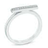 Thumbnail Image 1 of Diamond Accent Bar Ring in Sterling Silver