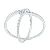 Thumbnail Image 2 of 1/8 CT. T.W. Diamond Orbit Ring in Sterling Silver