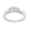 Thumbnail Image 2 of 1/2 CT. T.W. Diamond Past Present Future® Engagement Ring in 10K White Gold