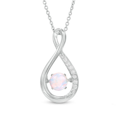 Zales shop opal necklace