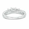 Thumbnail Image 2 of 1/2 CT. T.W. Princess-Cut Diamond Past Present Future® Engagement Ring in 10K White Gold