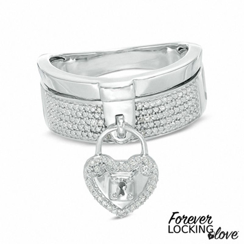 Ostbye Simply Lovely Sterling Silver Love Lock Diamond Ring | Holliday  Jewelry | Klamath Falls, OR