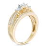 Thumbnail Image 1 of 1/2 CT. T.W. Diamond Past Present Future® Engagement Ring in 10K Gold