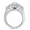 Thumbnail Image 3 of Vera Wang Love Collection 1-1/5 CT. T.W. Princess-Cut Diamond Three Stone Engagement Ring in 14K White Gold