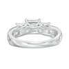 Thumbnail Image 2 of 1 CT. T.W. Princess-Cut Diamond Past Present Future® Miracle Engagement Ring in 10K White Gold