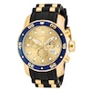 Thumbnail Image 1 of Men's Invicta Pro Diver Chronograph Two-Tone Watch with Gold-Tone Dial (Model: 17881)