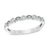 Thumbnail Image 0 of 1/10 CT. T.W. Diamond Vintage-Style Band in 14K White Gold