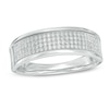 Thumbnail Image 0 of Men's 1/4 CT. T.W. Diamond Band in Sterling Silver