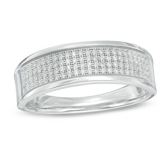 1/4 CT. T.w. Diamond Band in Sterling Silver