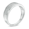 Thumbnail Image 1 of Men's 1/4 CT. T.W. Diamond Band in Sterling Silver