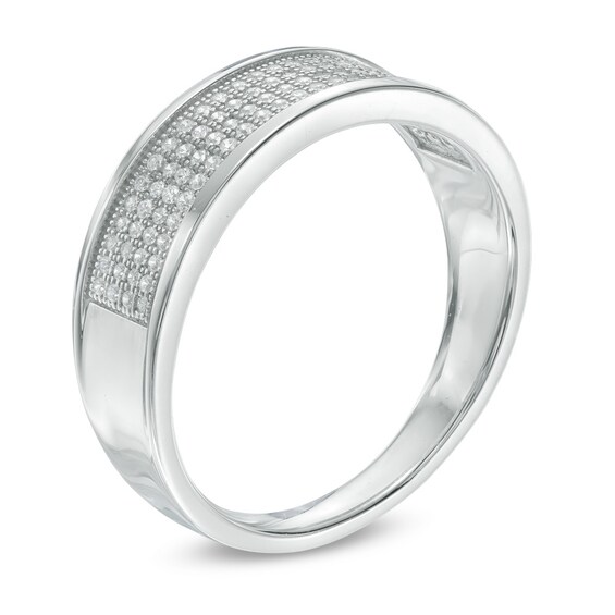 1/4 CT. T.w. Diamond Band in Sterling Silver