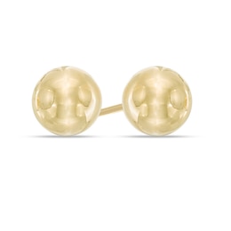 6.0mm Ball Stud Earrings in 14K Gold