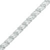 Thumbnail Image 1 of Marquise Lab-Created White Sapphire Tennis Bracelet in Sterling Silver - 7.25"