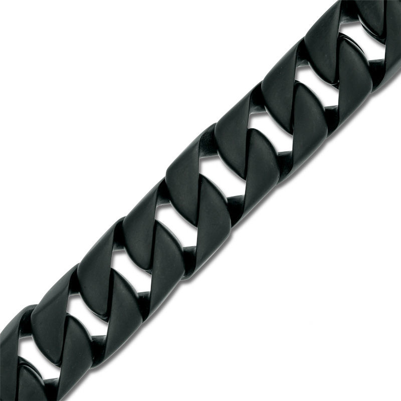 Main Image 1 of Two-Tone Stainless Steel Fleur-de-Lis Bracelet - 8.5"