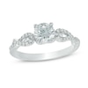 Thumbnail Image 0 of 7/8 CT. T.W. Diamond Twist Engagement Ring in 10K White Gold