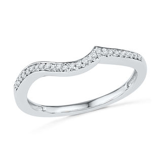 1/4 CT. T.W. Diamond Swirl Frame Bridal Set in Sterling Silver | Zales