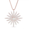 Thumbnail Image 0 of 5/8 CT. T.W. Diamond Starburst Fashion Pendant in 14K Rose Gold