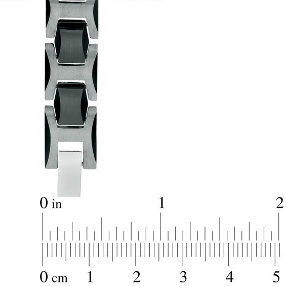 Two-Tone Tungsten Bracelet - 8.5"