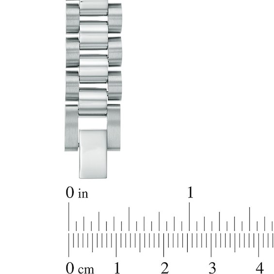 Lord's Prayer Link ID Bracelet in Two-Tone Stainless Steel - 8.5"