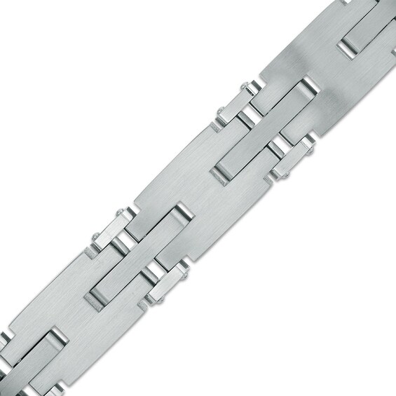 1/3 CT. T.w. Diamond Bracelet in Stainless Steel - 8.5"
