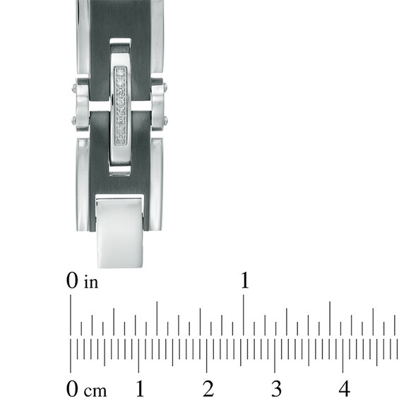 1/3 CT. T.w. Diamond Bracelet in Stainless Steel - 8.5"